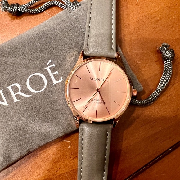 Monroe Classique Rose Gold Watch - Picture 2 of 4